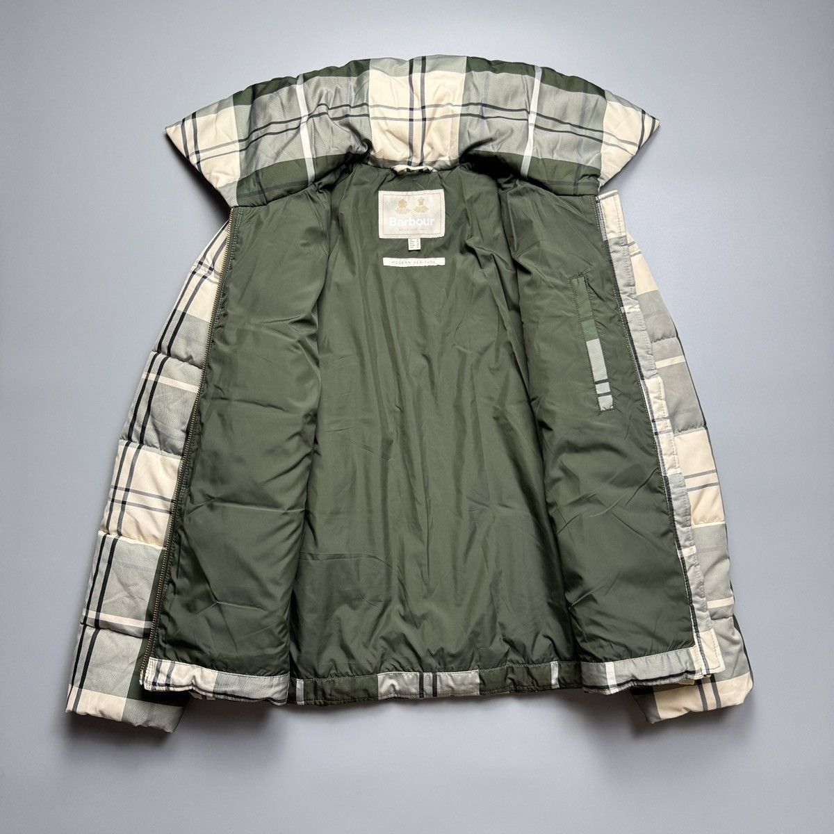 Barbour Barbour - Tartan Germain Quilted Puffer - Jacket Size M / US 6-8 / IT 42-44 - 3 Thumbnail