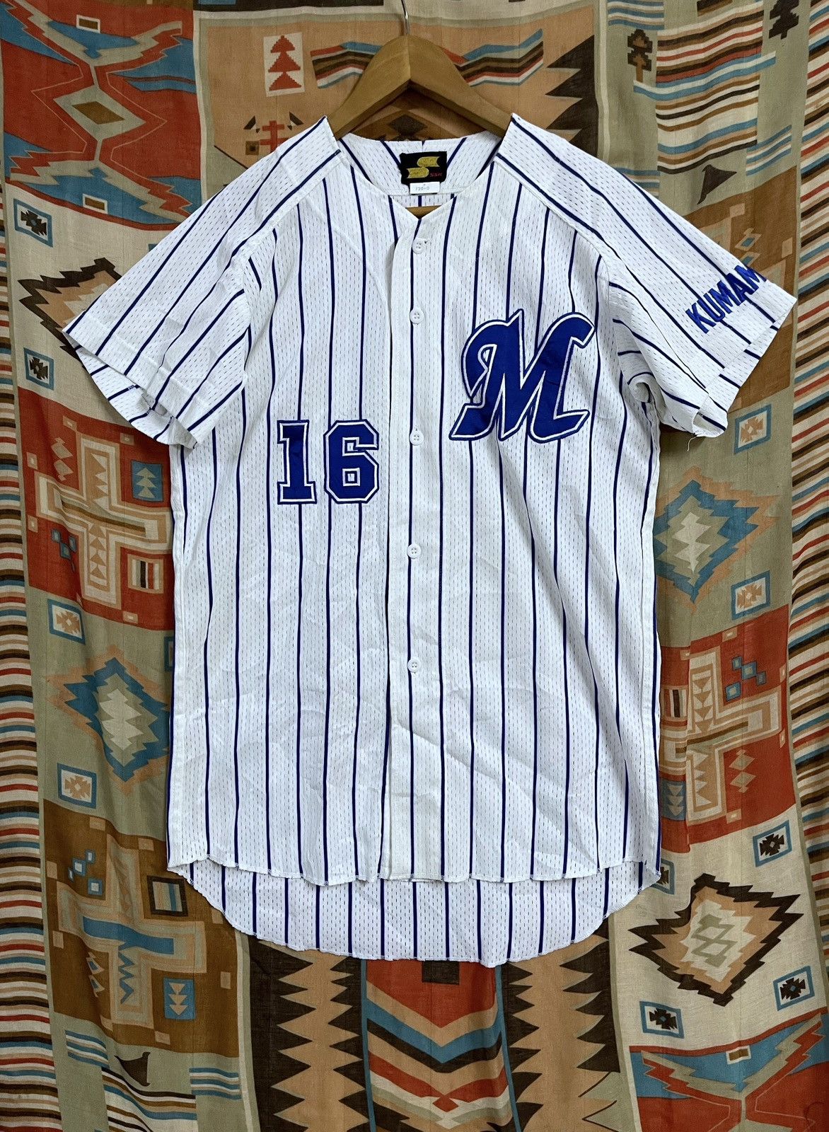 Vintage Vintage Baseball Jersey L Mastiff J League Softball Japan Size US L / EU 52-54 / 3 - 1 Thumbnail