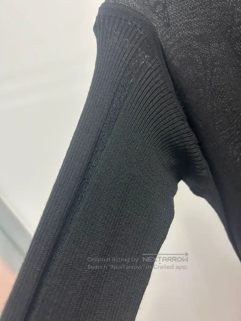 Rick Owens RICK OWENS Long sleeve asymmetrical cardigan wool lightwei Size XS / US 0-2 / IT 36-38 - 5 Thumbnail