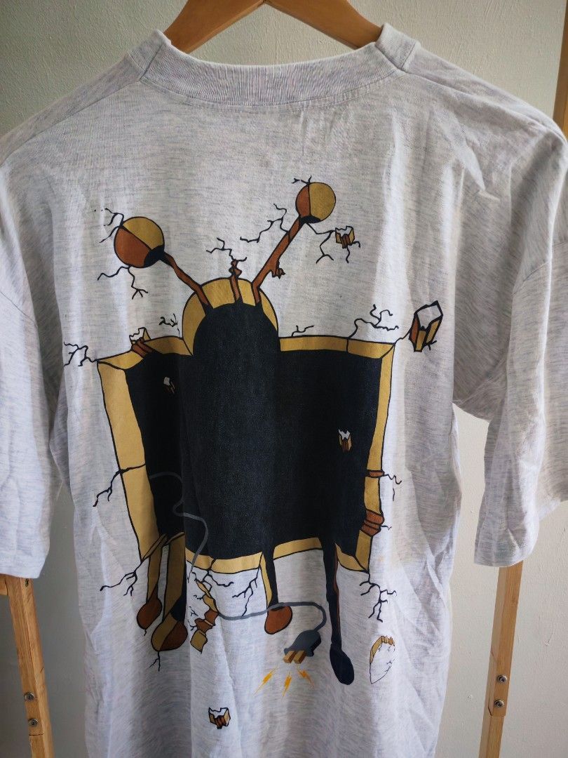 Nutmeg Vintage wowow TV bs-5ch mirror print shirt Size US L / EU 52-54 / 3 - 5 Thumbnail