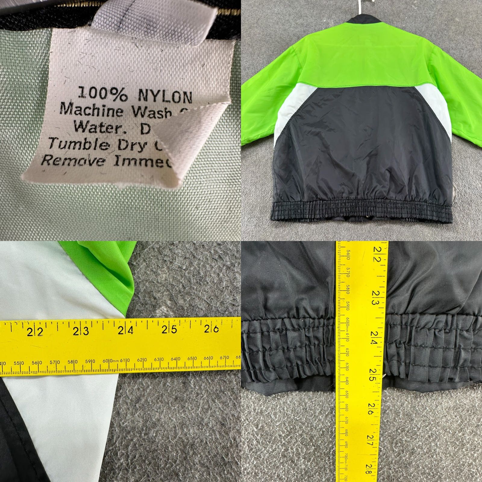 Vintage VINTAGE Girard Matco Tools Jacket Mens M Green Black Windbreaker Lined Nylon Taped Seam Full Zip Hooded 90s Mens Size US M / EU 48-50 / 2 - 8 Thumbnail