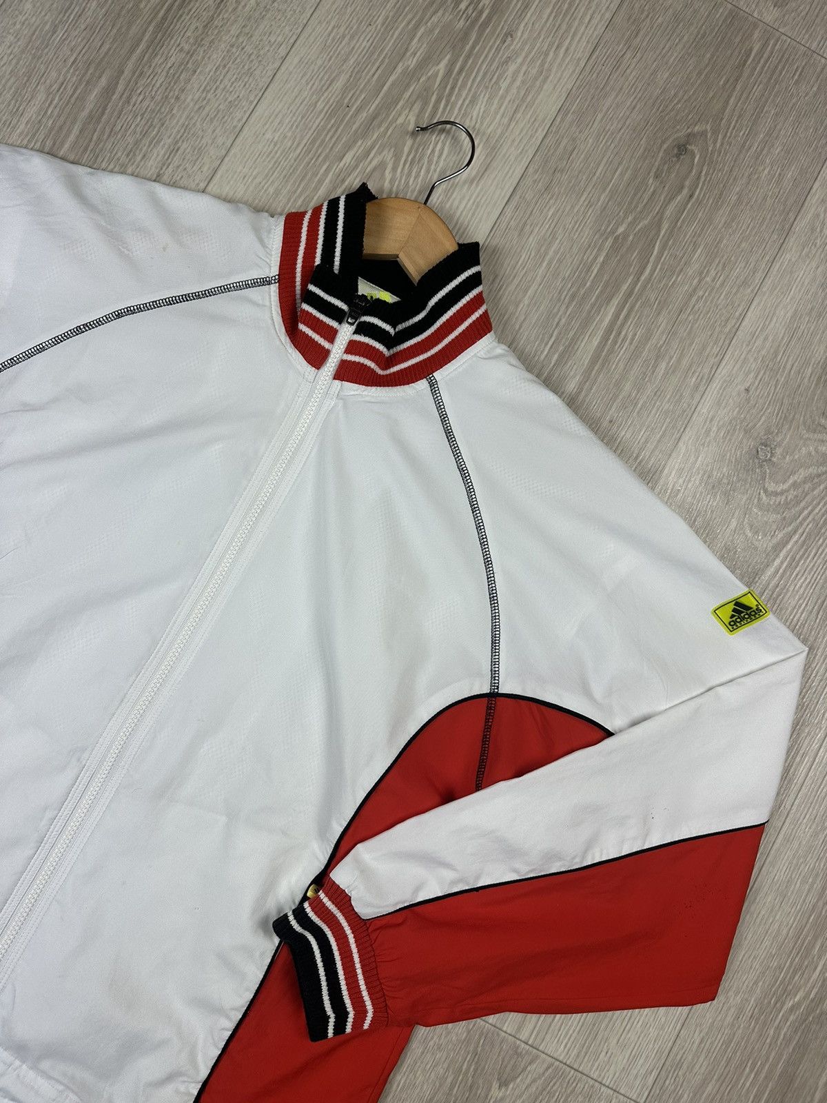 Adidas × Vintage Vintage Men’s Adidas Equipment Zip Track Top Jacket Size US S / EU 44-46 / 1 - 2 Thumbnail