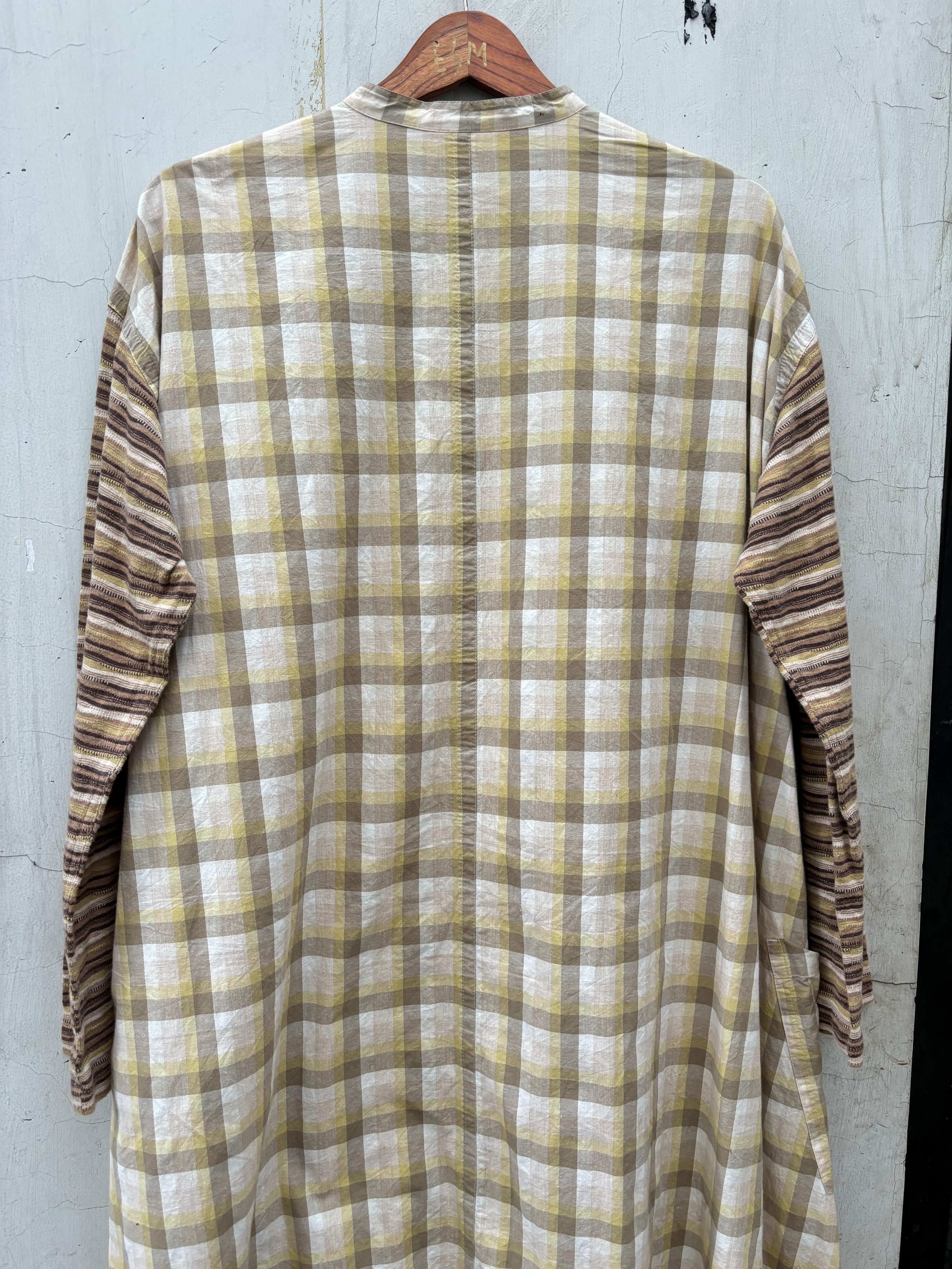 Hai Sporting Gear × Issey Miyake × Vintage Hai Sporting Gear Issey Miyake tunic blouse plaid check Size M / US 6-8 / IT 42-44 - 5 Thumbnail