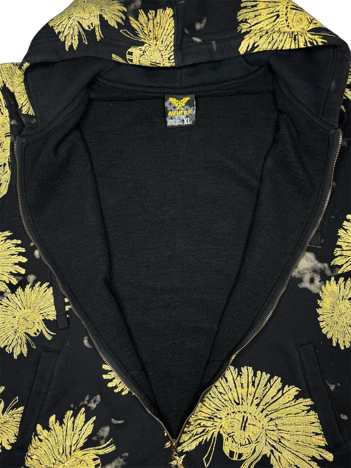 Avirex Vintage Y2K Avirex Zip Up Hoodie Size US XL / EU 56 / 4 - 4 Thumbnail