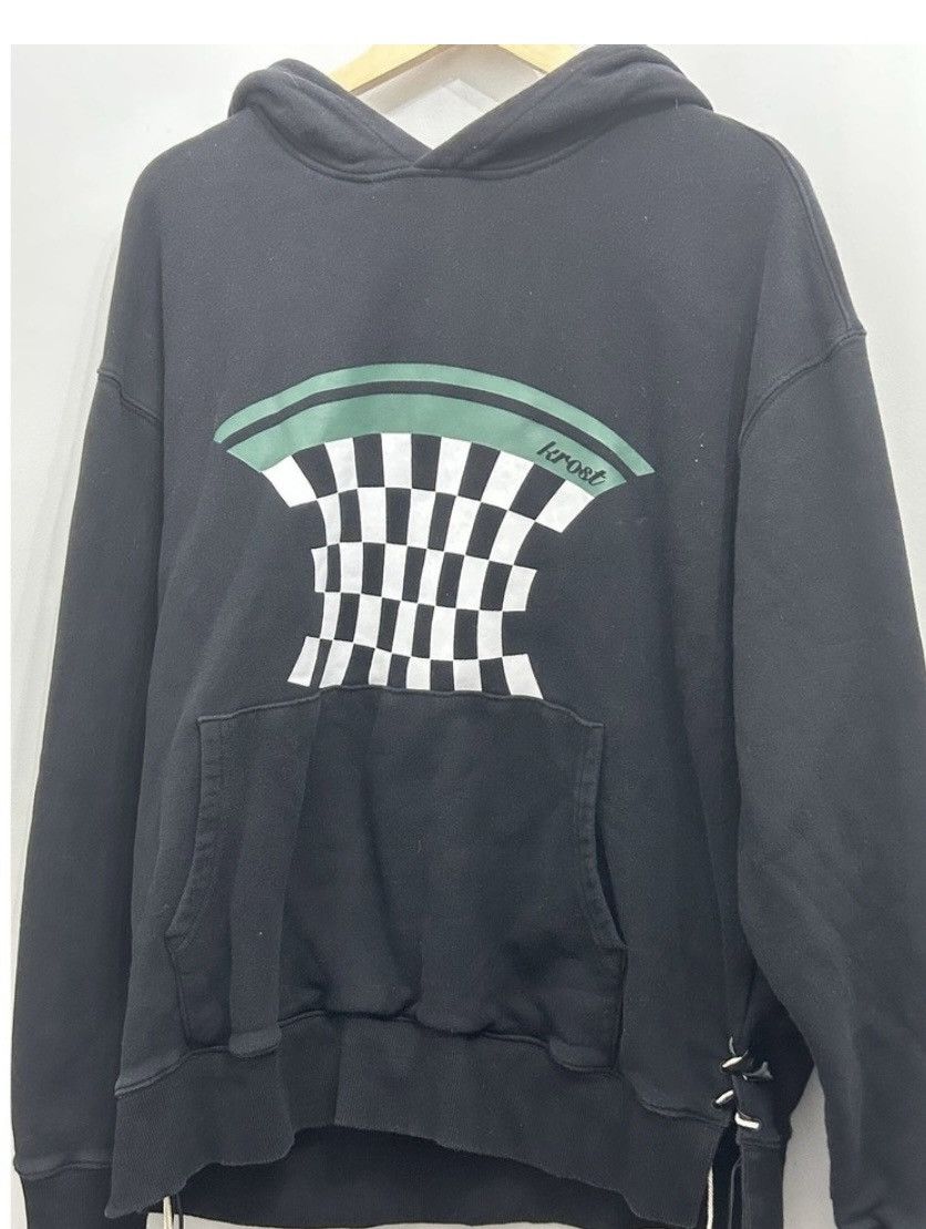 Other Krost NY Checkerboard Arch Hoodie Leather Lace Black L Size US L / EU 52-54 / 3 - 5 Thumbnail