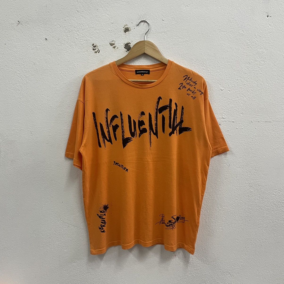 Japanese Brand × Vintage × semanticdesign 🔥🇯🇵Semantic Design Influential Virgin Blindless Designer Tee Size US XL / EU 56 / 4 - 1 Thumbnail