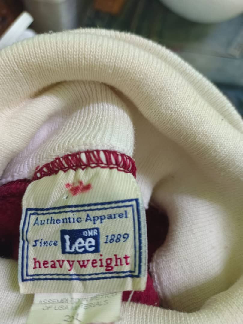 Lee Vtg Lee Heavyweight Wisconsin Emboidered Sweatshirt Size US L / EU 52-54 / 3 - 5 Thumbnail