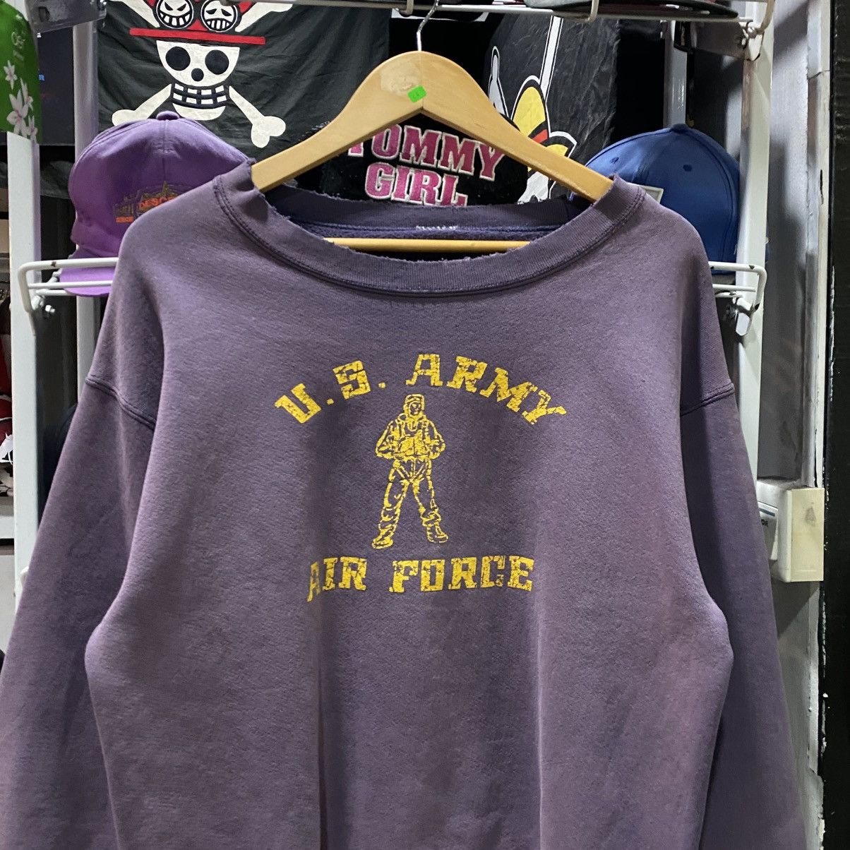 Alpha Industries × Vintage VTG Alpha Industries US ARMY AIR FORCE DISTRESS SUN FADED Size US S / EU 44-46 / 1 - 3 Thumbnail