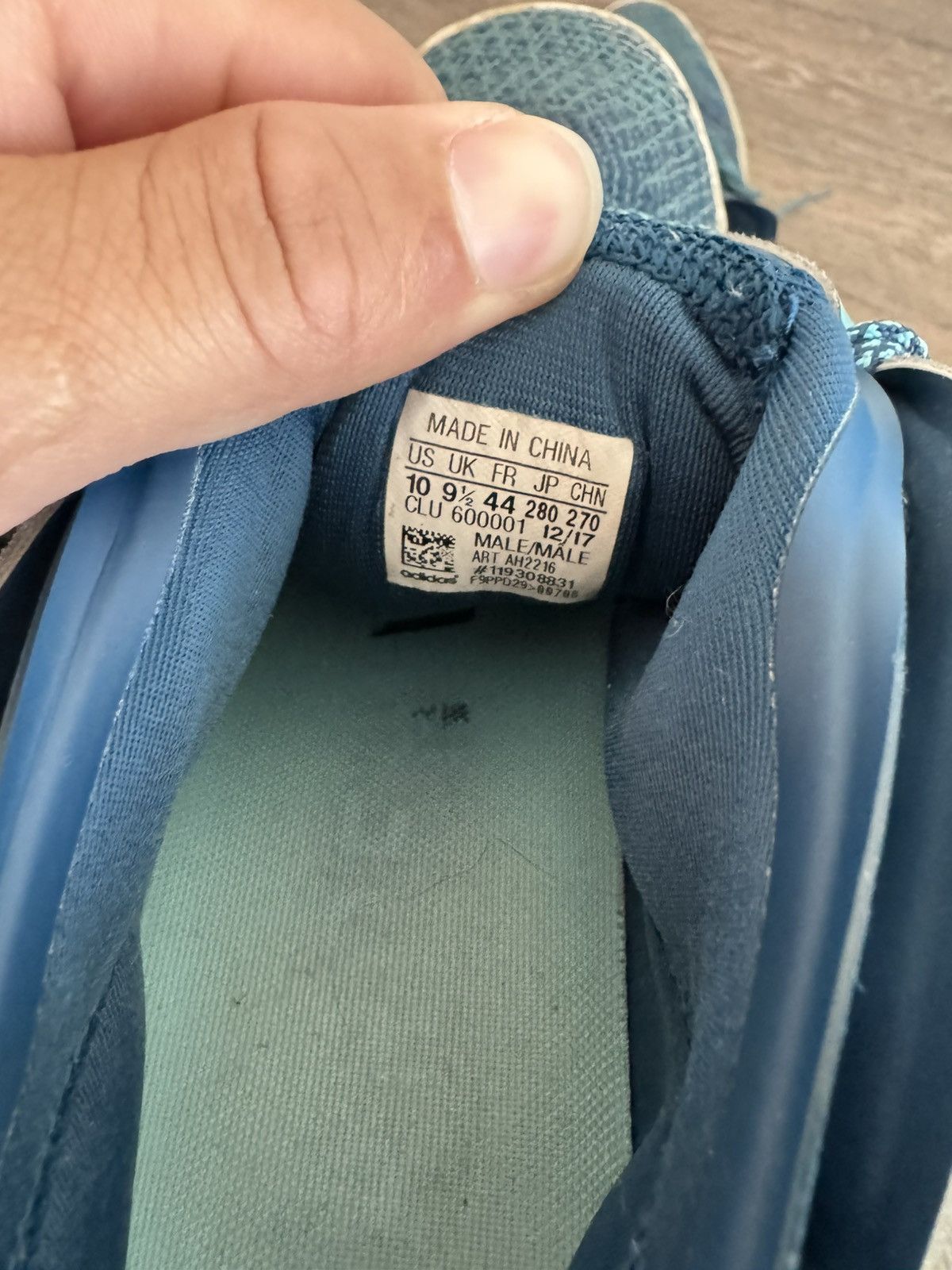 Adidas Harden Vol.2 Blue Night Size US 10 / EU 43 - 6 Thumbnail