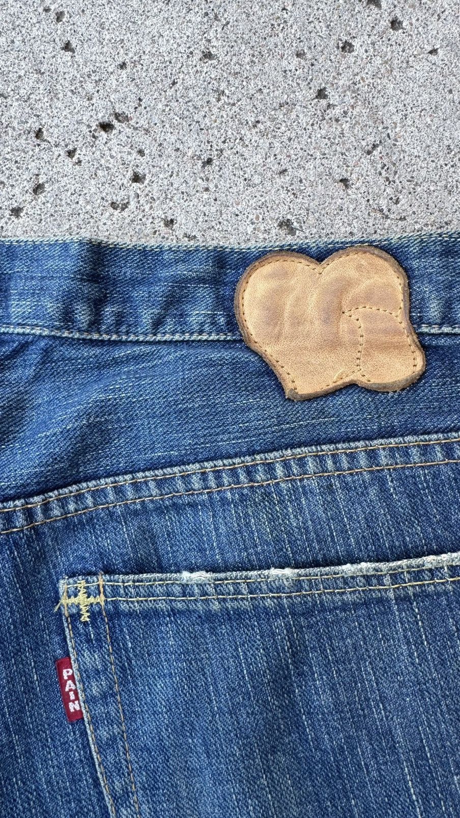 Number (N)ine Number (N)ine AW03 Kurt Cobain Patchwork Distressed Jeans Size US 32 / EU 48 - 7 Thumbnail