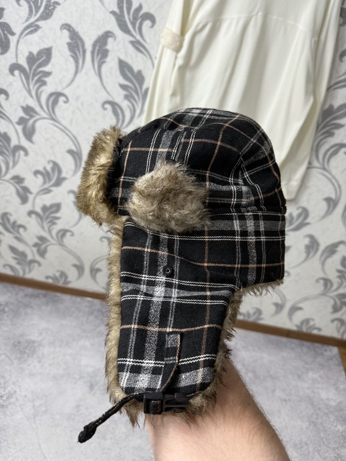 Japanese Brand Y2K Fuzzy Fur Trapper Alt Mohair Cute Hat Ushanka Size ONE SIZE - 4 Thumbnail
