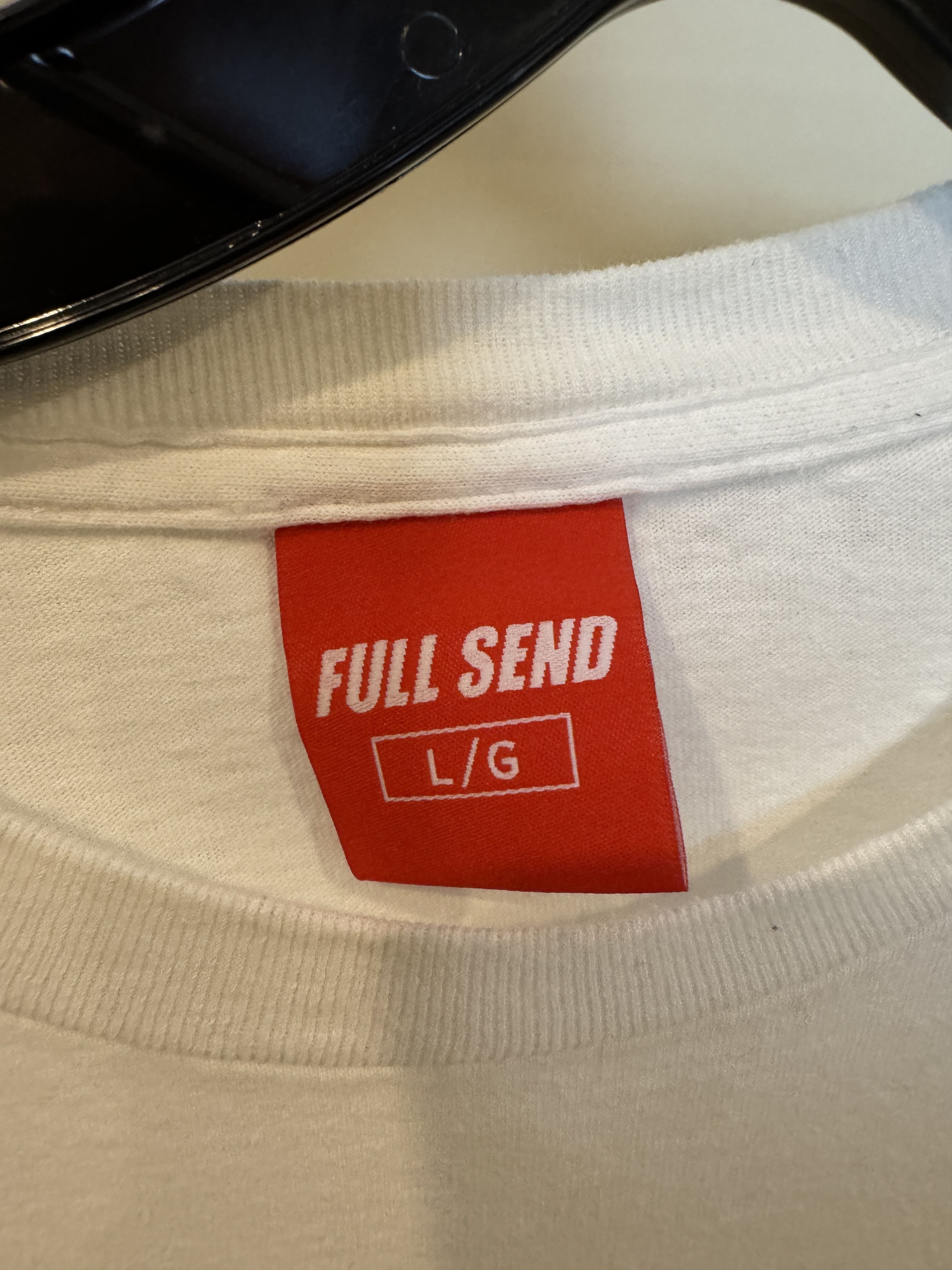 Full Send Full Send Lip Tattoo Tee White Large Size US L / EU 52-54 / 3 - 3 Thumbnail