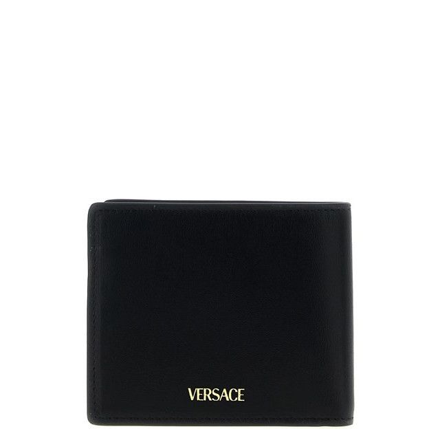 Versace Versace V Black Men's Leather Bi-Fold Wallet New & Authentic Size ONE SIZE - 2 Thumbnail