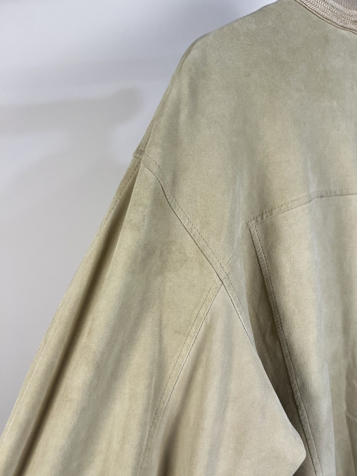 Ermenegildo Zegna Zegna Vintage Suede Leather Jacket Beige Men's Italy Size US L / EU 52-54 / 3 - 11 Thumbnail