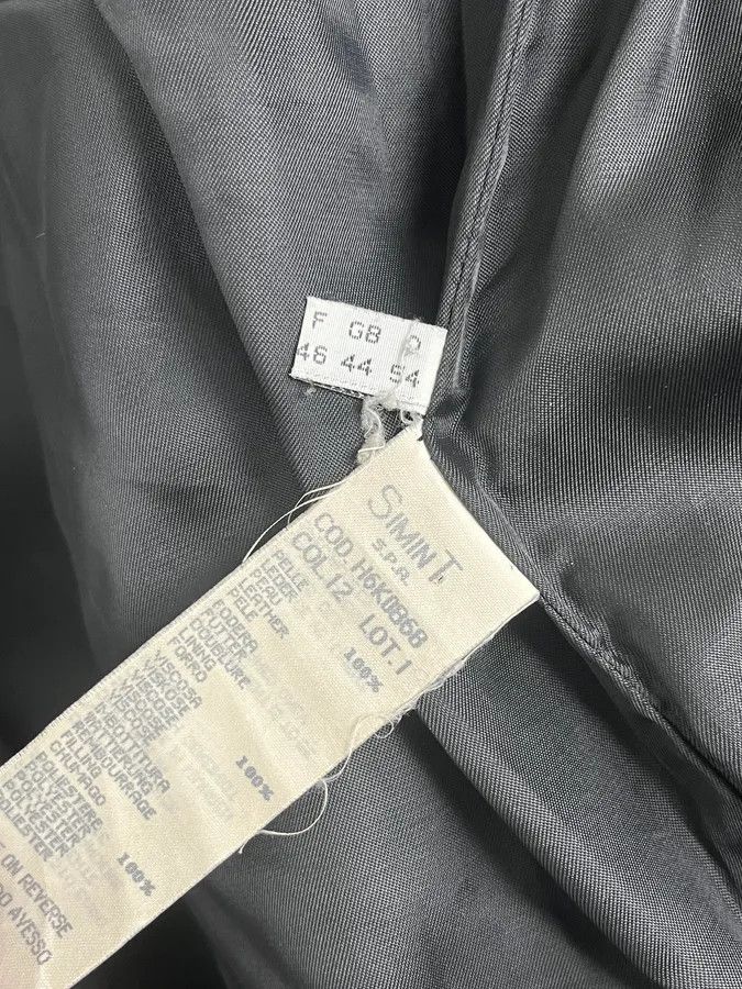 Armani 1990s Armani Black Leather Puffer Jacket Size US L / EU 52-54 / 3 - 11 Thumbnail