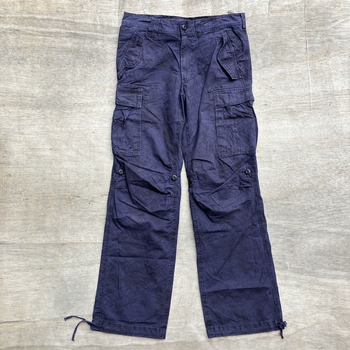 Japanese Brand 291295 HOMME HIDEN CAMO CARGO PANTS Size US 32 / EU 48 - 1 Thumbnail