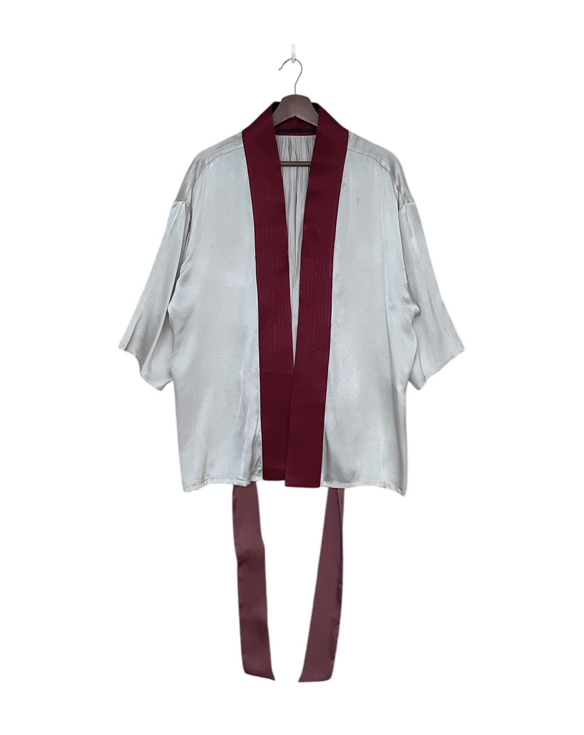 Haider Ackermann Haider Ackermann Two Tone Silk Kimono Cardigan Size XS / US 0-2 / IT 36-38 - 1 Thumbnail