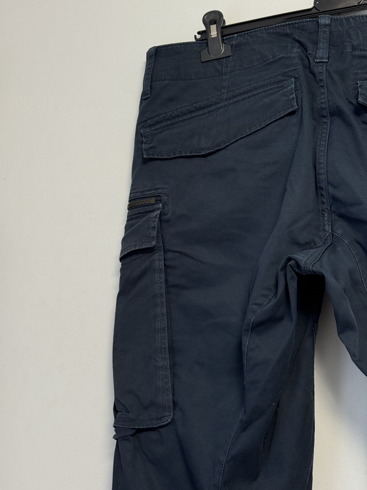 G-Star G-Star Raw Rovic Zip 3D Straight Tapered Blue Cargo Pants Size US 36 / EU 52 - 14 Thumbnail