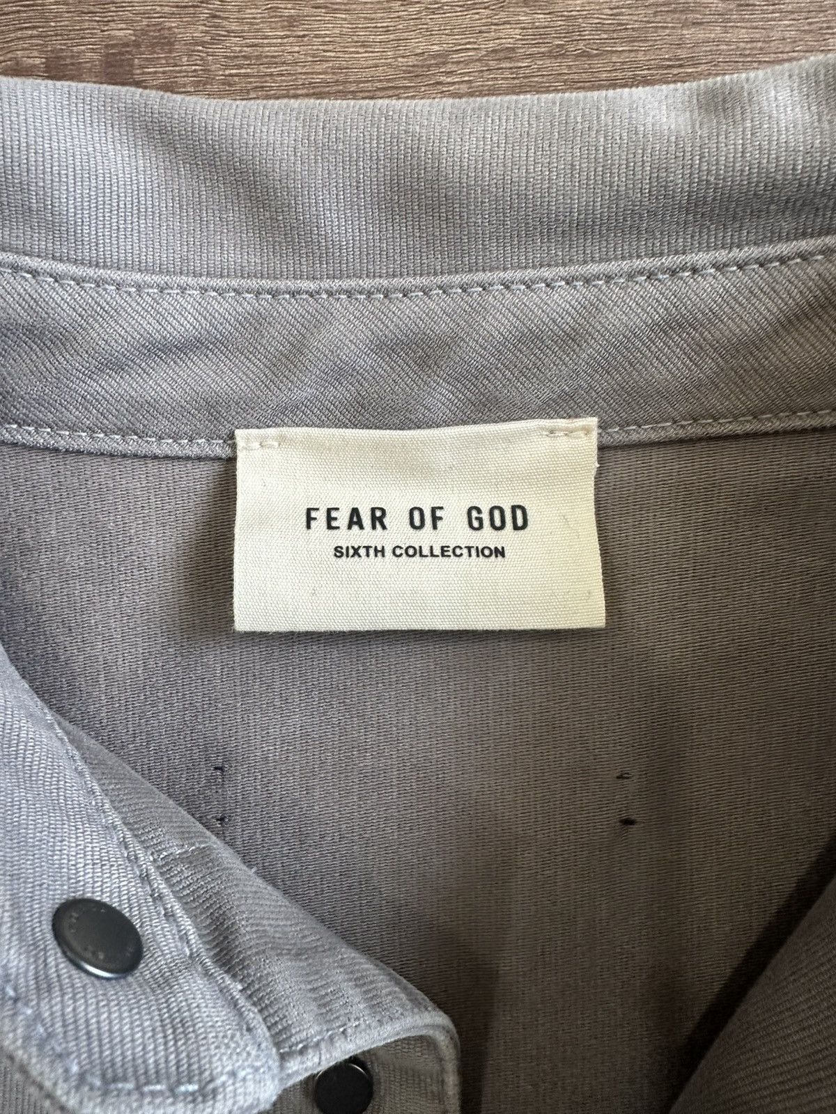 Fear of God Fear of God 6th Grey Work Jacket/Shirt Size US M / EU 48-50 / 2 - 4 Thumbnail