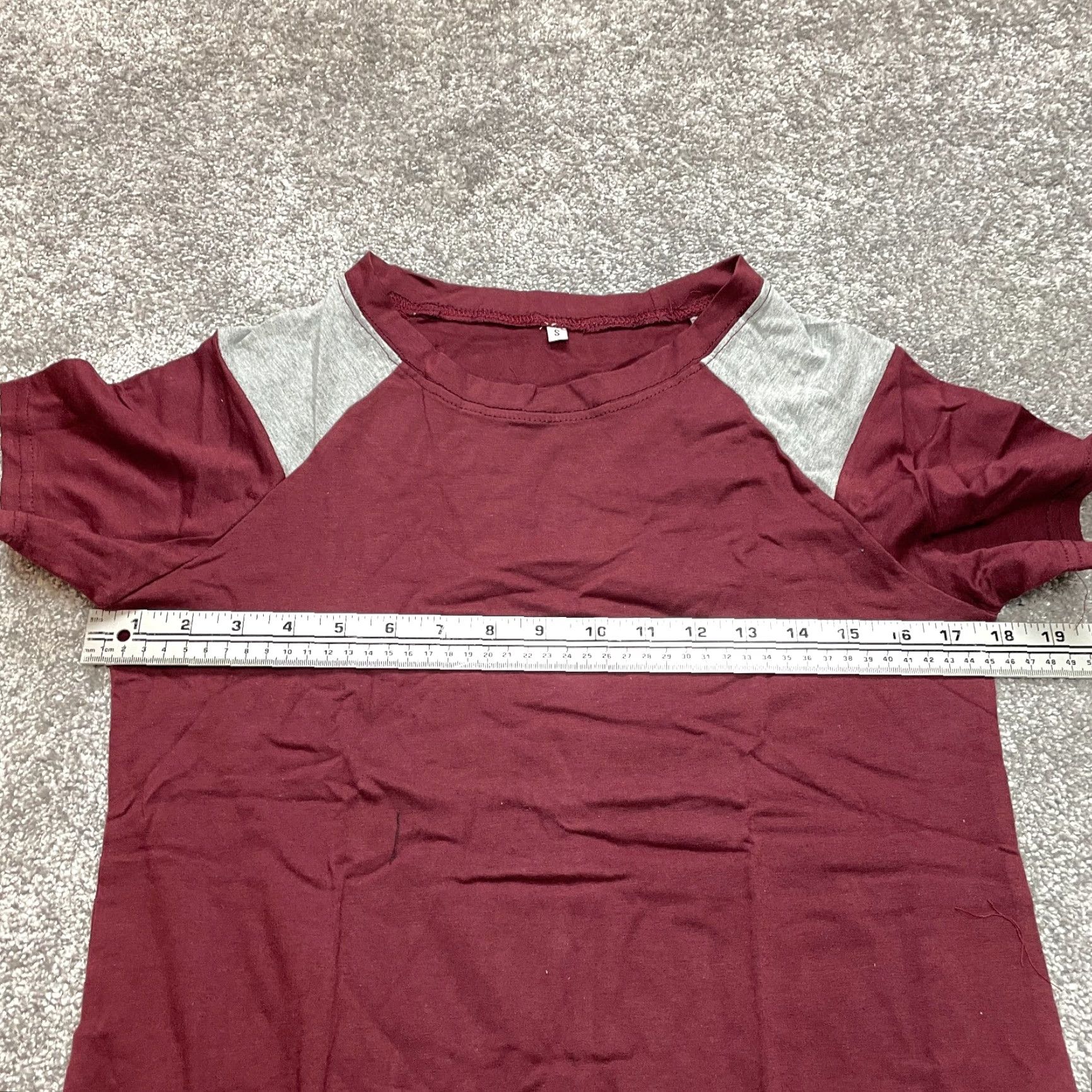 Vintage Unbranded Shirt Dress T Shirt Dress Womens Small Dark Red Maroon Short Sleeve New Size S / US 4 / IT 40 - 5 Thumbnail