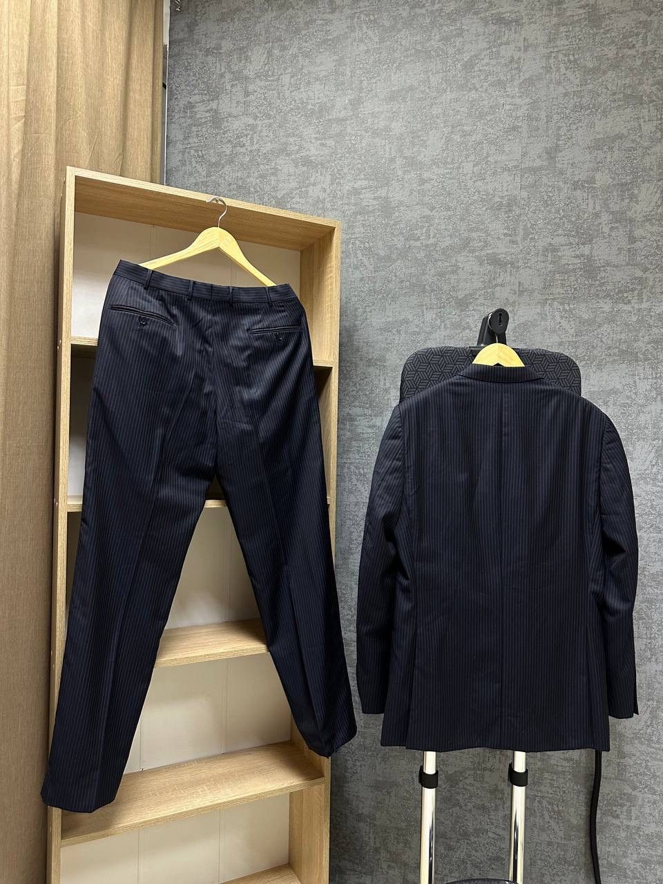 Vintage × Z Zegna Vintage Costume Pants And Blazer Z Zegna Suit Blue Size 38R - 15 Thumbnail