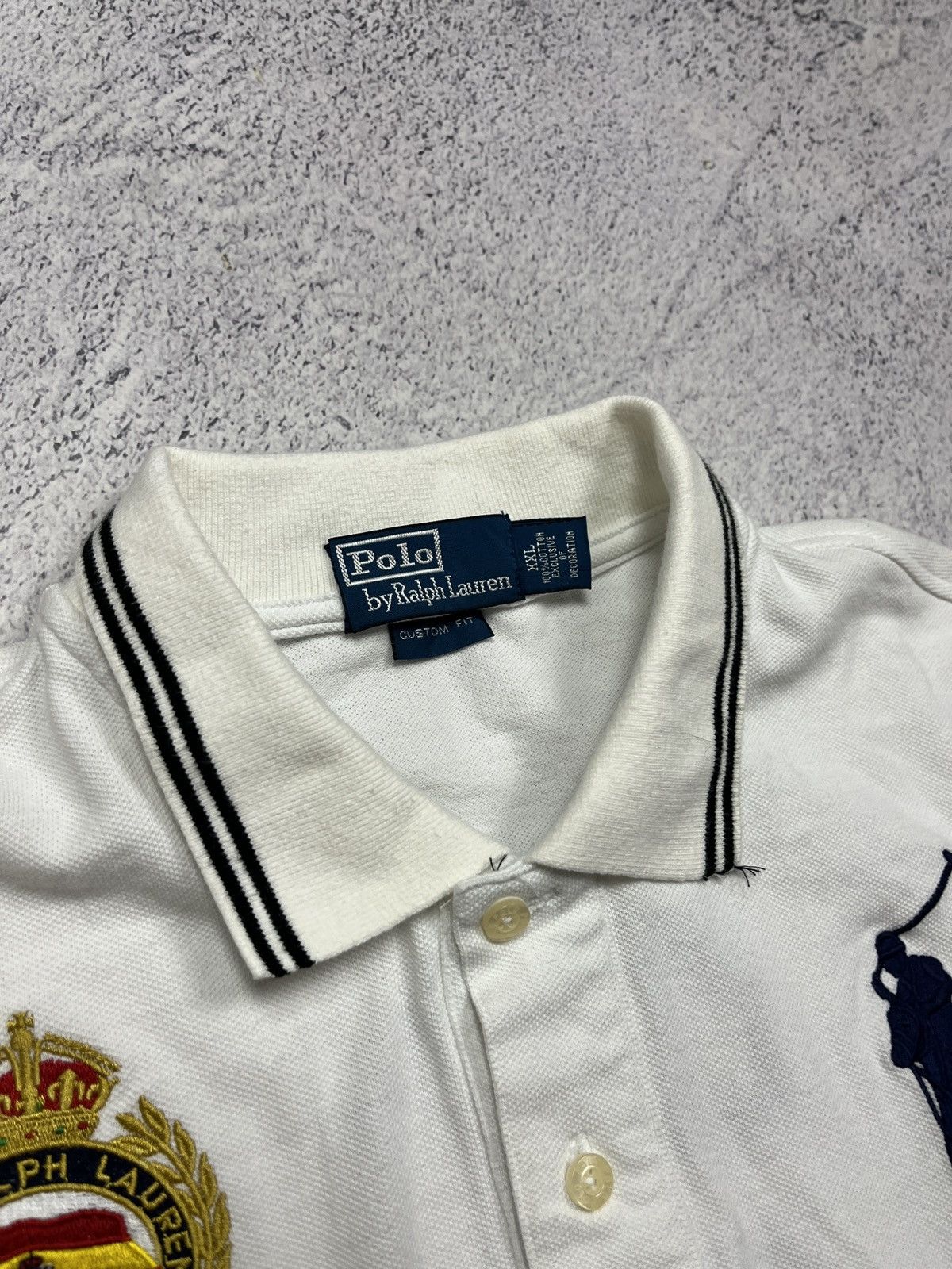 Polo Ralph Lauren Vintage Polo Ralph Lauren Barcelona Polo Shirt Chief Keef Size US L / EU 52-54 / 3 - 6 Thumbnail