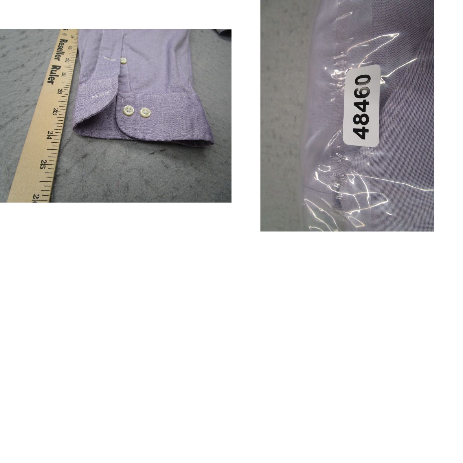 Ralph Lauren VINTAGE Ralph Lauren Dress Shirt Men Long Sleeve Purple Twill Classic Fit 18 34 American Size US S / EU 44-46 / 1 - 8 Thumbnail