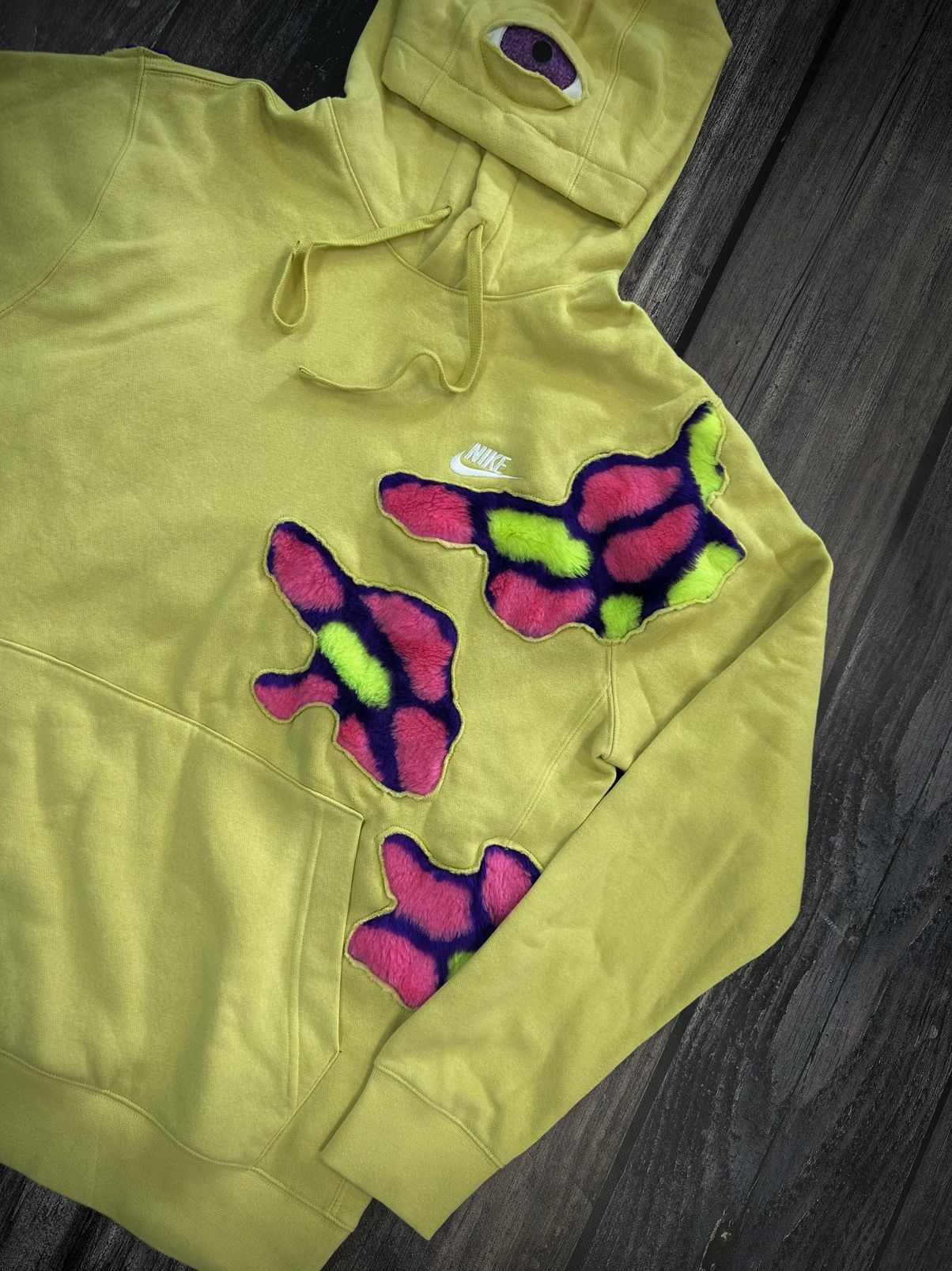 Nike Nike Custom Hoodie Vintage 90s Y2K Reworked Size US S / EU 44-46 / 1 - 2 Thumbnail
