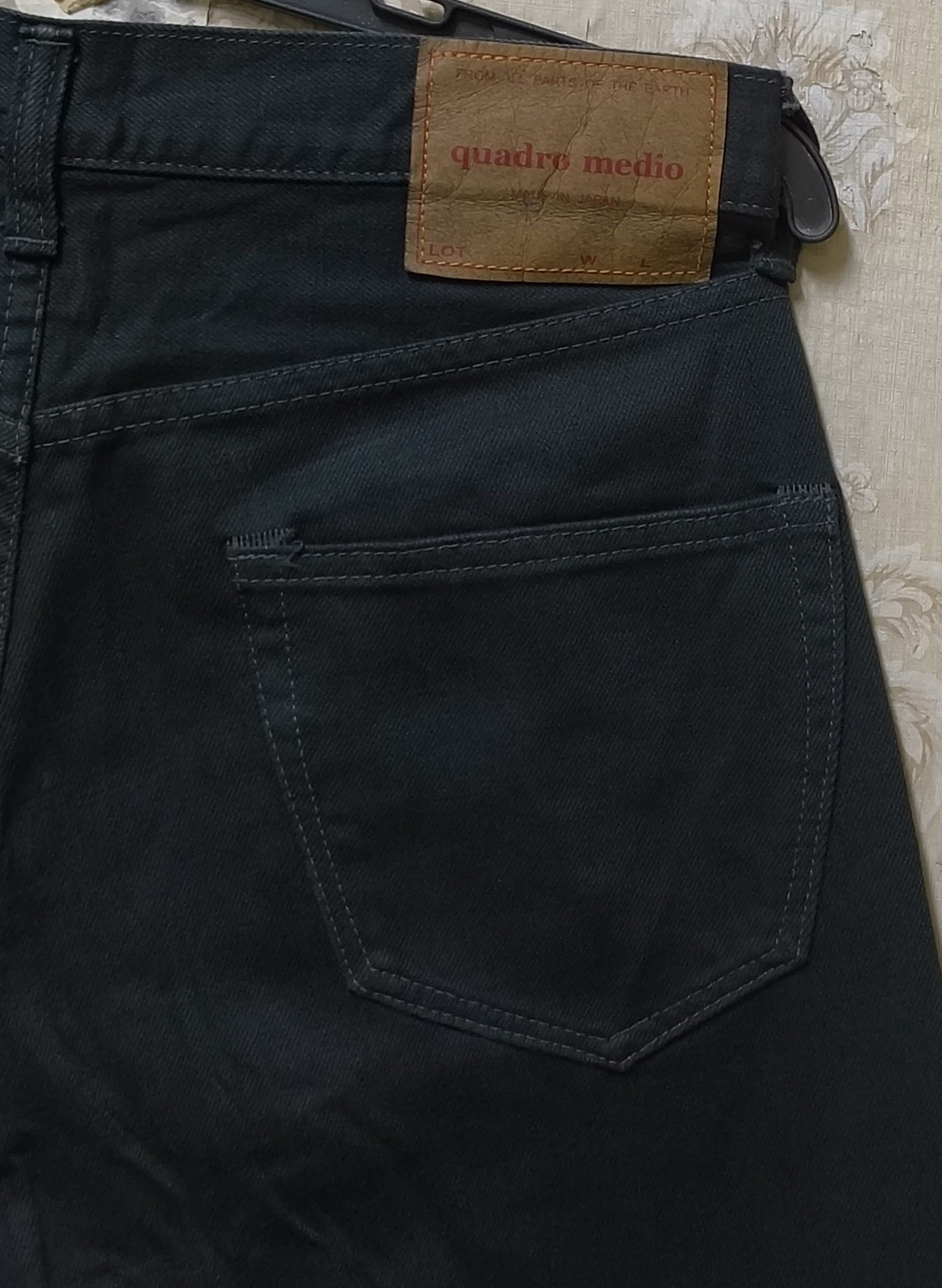 Japanese Brand Quadro Medio Jeans Vintage made in Japan Size US 35 - 8 Thumbnail