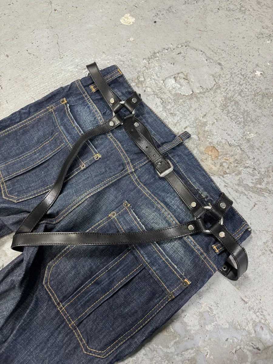 Dsquared2 FW2007 Dsquared2 Bondage Harness Brut Denim Jeans Size US 30 / EU 46 - 10 Thumbnail