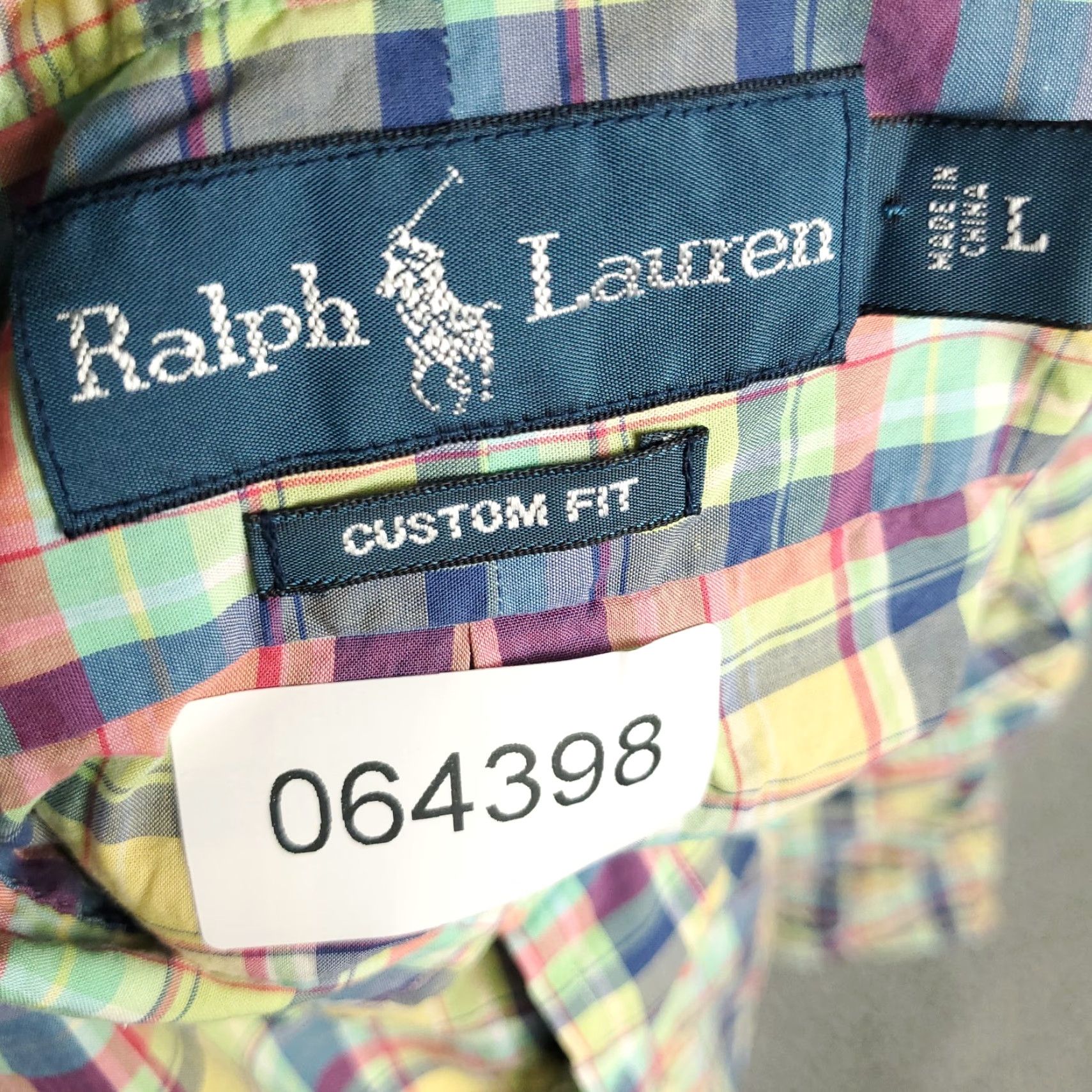Ralph Lauren Ralph Lauren Shirt Mens Large Yellow Plaid Button-Up Short Sleeve Casual Classic Preppy 90s Style Mens Size US L / EU 52-54 / 3 - 7 Thumbnail