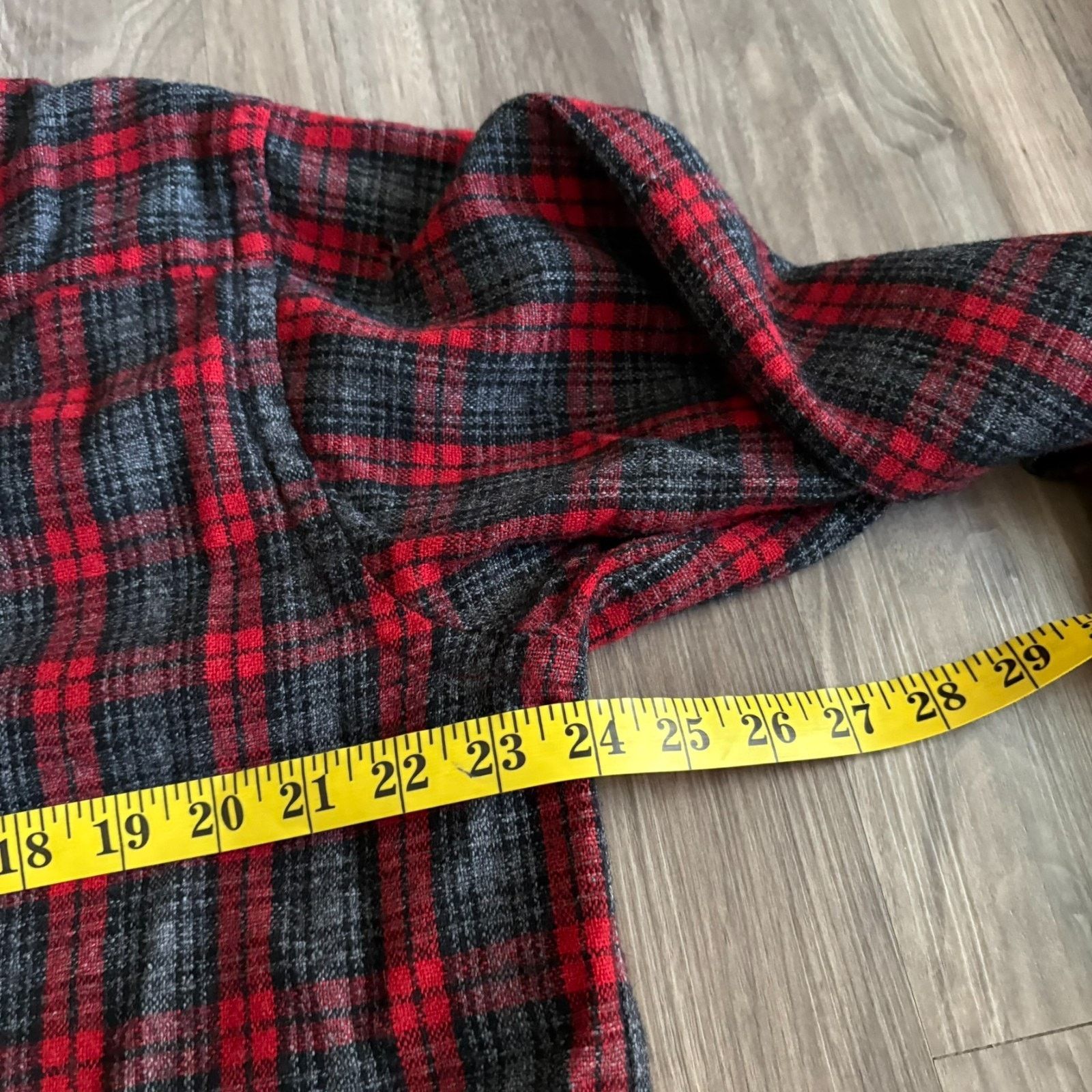 Vintage Vintage 1950s Loop Collar Flannel Wool Shirt Men's Size L Size US L / EU 52-54 / 3 - 12 Thumbnail