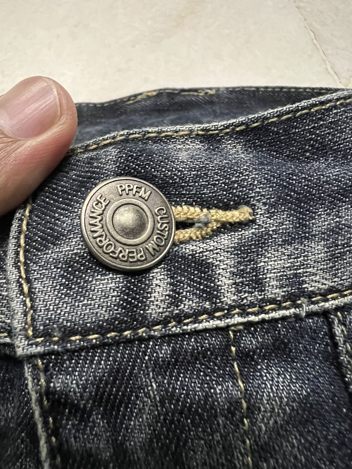 If Six Was Nine × PPFM × Seditionaries 🌈Insane Pocket PPFM Curved Multipocket Punk Jean Size US 35 - 14 Thumbnail