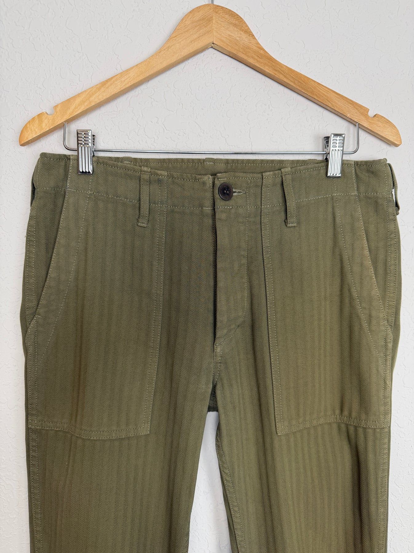 Visvim SS19 HW Drill Mil Pants (Herringbone) *F.I.L. Exclusive Size US 30 / EU 46 - 5 Thumbnail