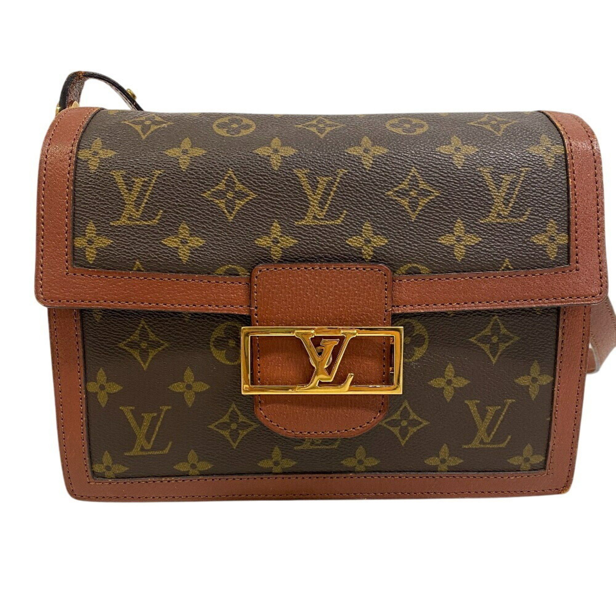 LOUIS VUITTON M51410 Sac Dauphine Monogram Shoulder Bag for Women
