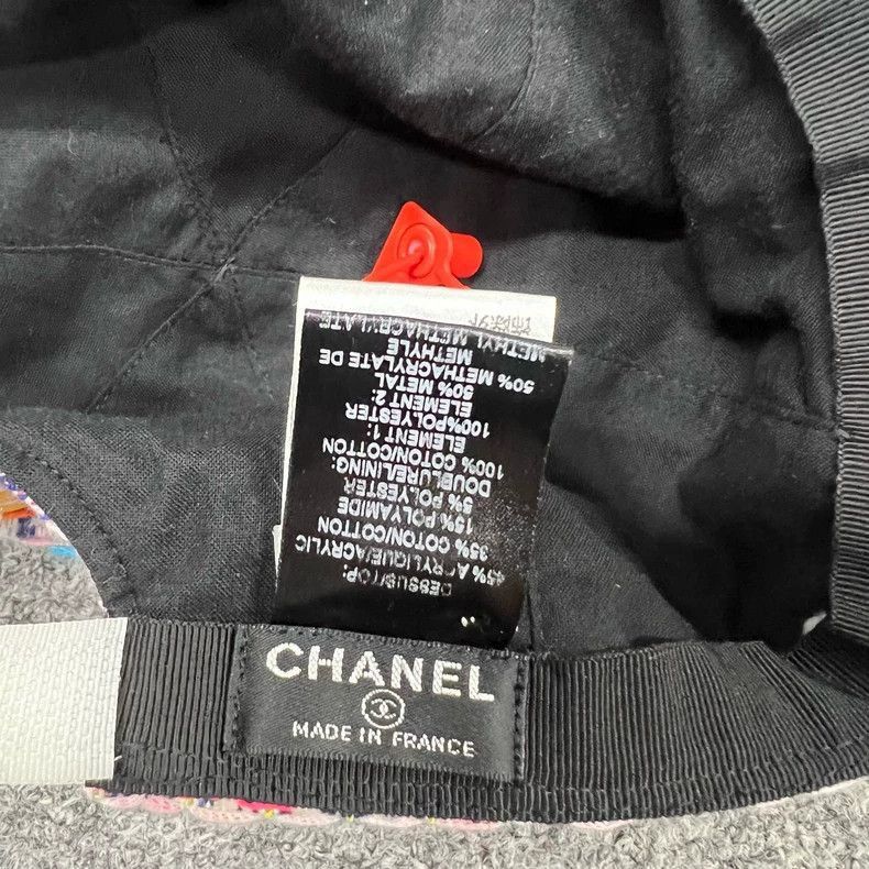 Chanel multicolored woven baseball cap from Chanel Size ONE SIZE - 7 Thumbnail