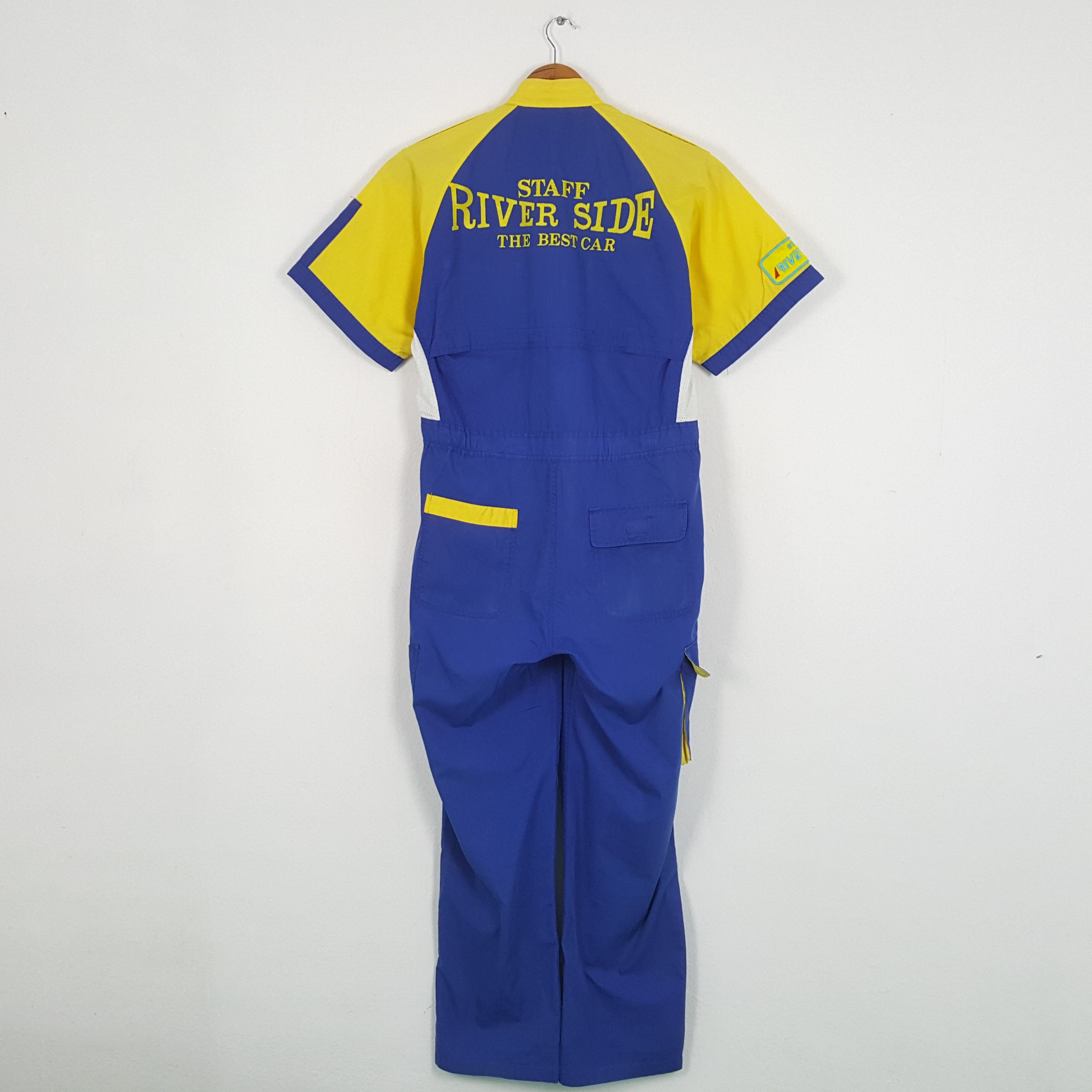 Japanese Brand × Vintage Vintage RIVER SIDE STAFF Japanese Uniform Coverall Jacket Size US M / EU 48-50 / 2 - 1 Thumbnail