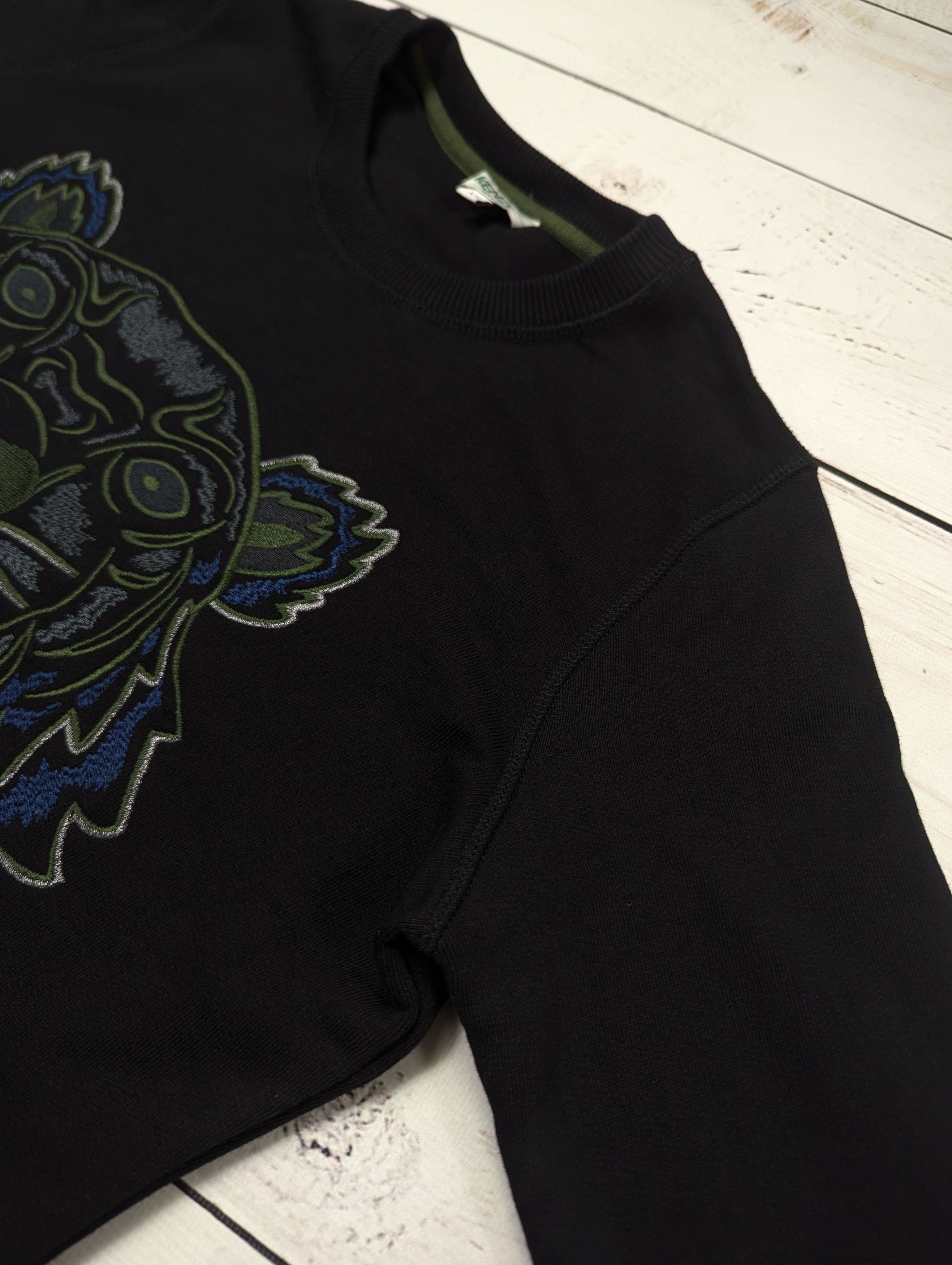 Kenzo Kenzo Paris Embroidered Tiger Logo Sweatshirt Dress Size XS / US 0-2 / IT 36-38 - 6 Thumbnail