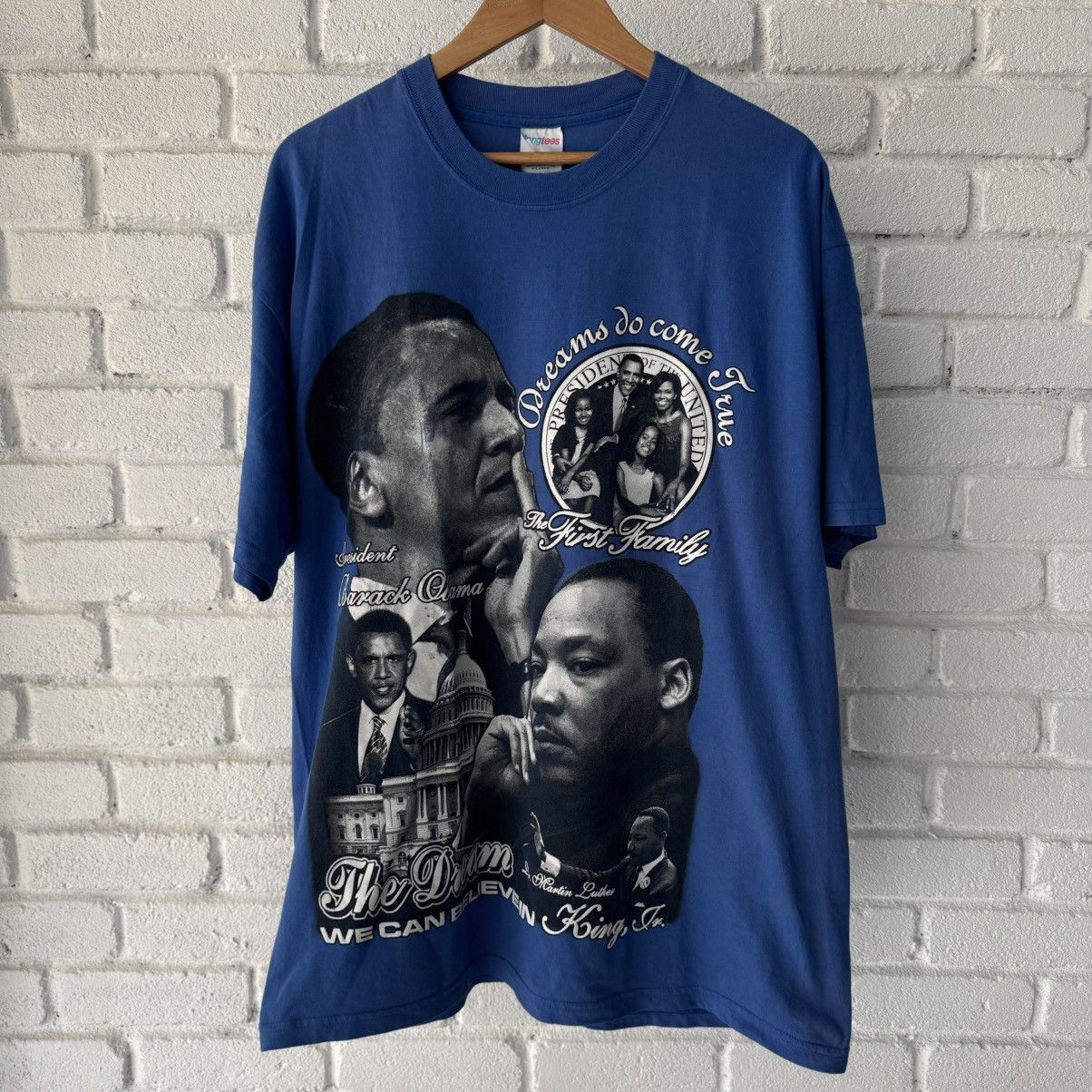 Vintage Barack Obama Tee Size US XL / EU 56 / 4 - 1 Thumbnail
