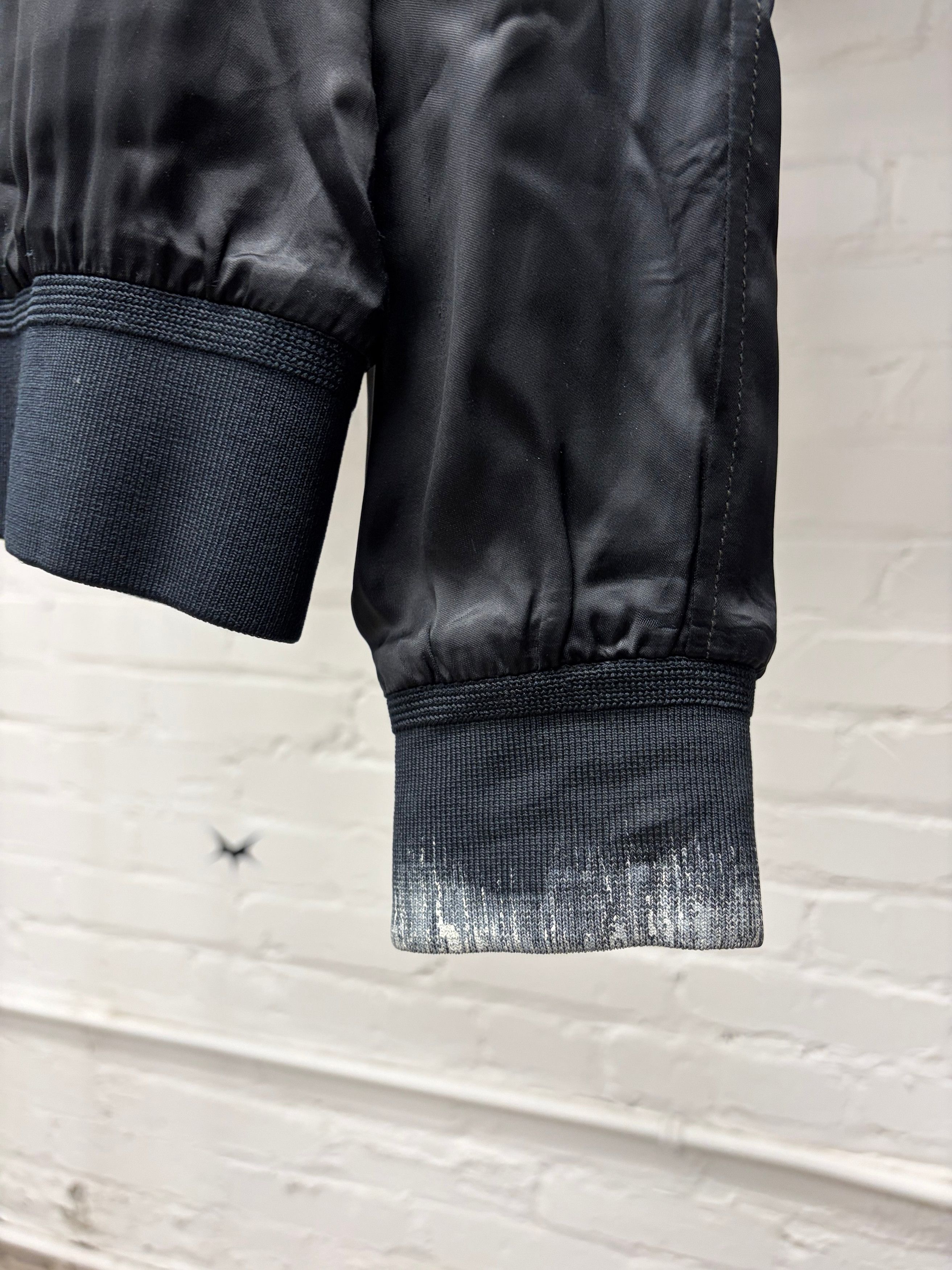 Saint Laurent Paris AW2016 Saint Laurent by Hedi Slimane ‘Moonlight on the Water’ Silk Bomber Jacket Size US M / EU 48-50 / 2 - 5 Thumbnail
