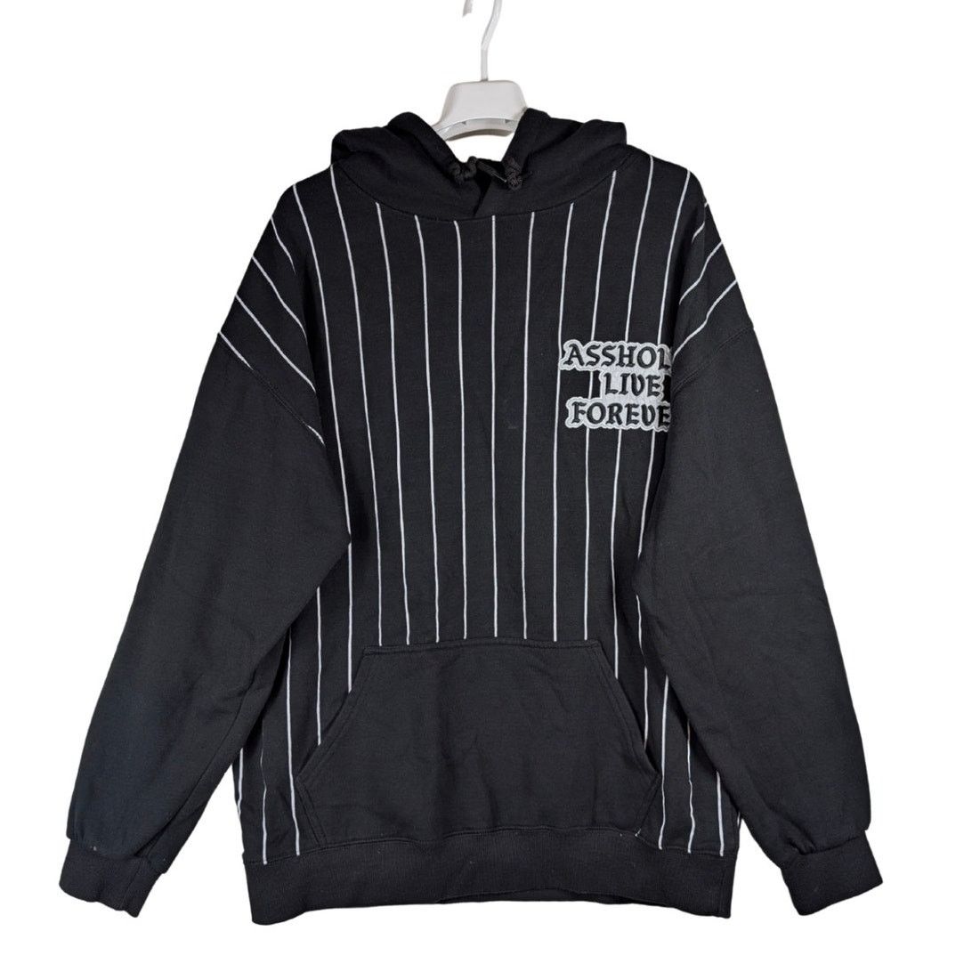 Unknown London ALF Pull Over Pinstripe Black White Sweatshirt Hoodie Men Size US L / EU 52-54 / 3 - 2 Thumbnail