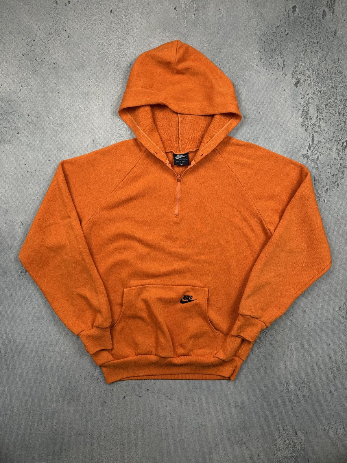Nike Vintage Nike Hoodie Made in UK Half Zip Retro Swoosh M 80s Size US M / EU 48-50 / 2 - 1 Thumbnail