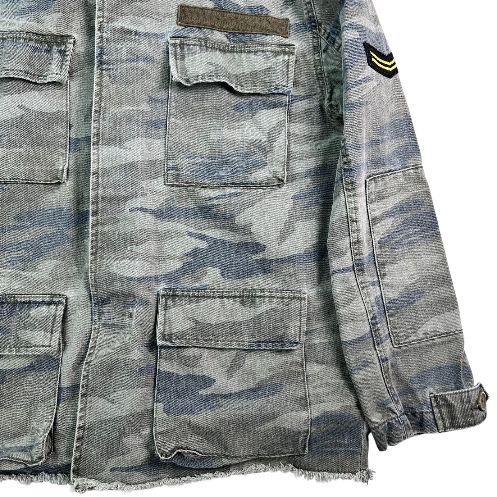 Treasure & Bond TREASURE & BOND Camo Military Style Button Up Utility Jacket Size M / US 6-8 / IT 42-44 - 5 Thumbnail