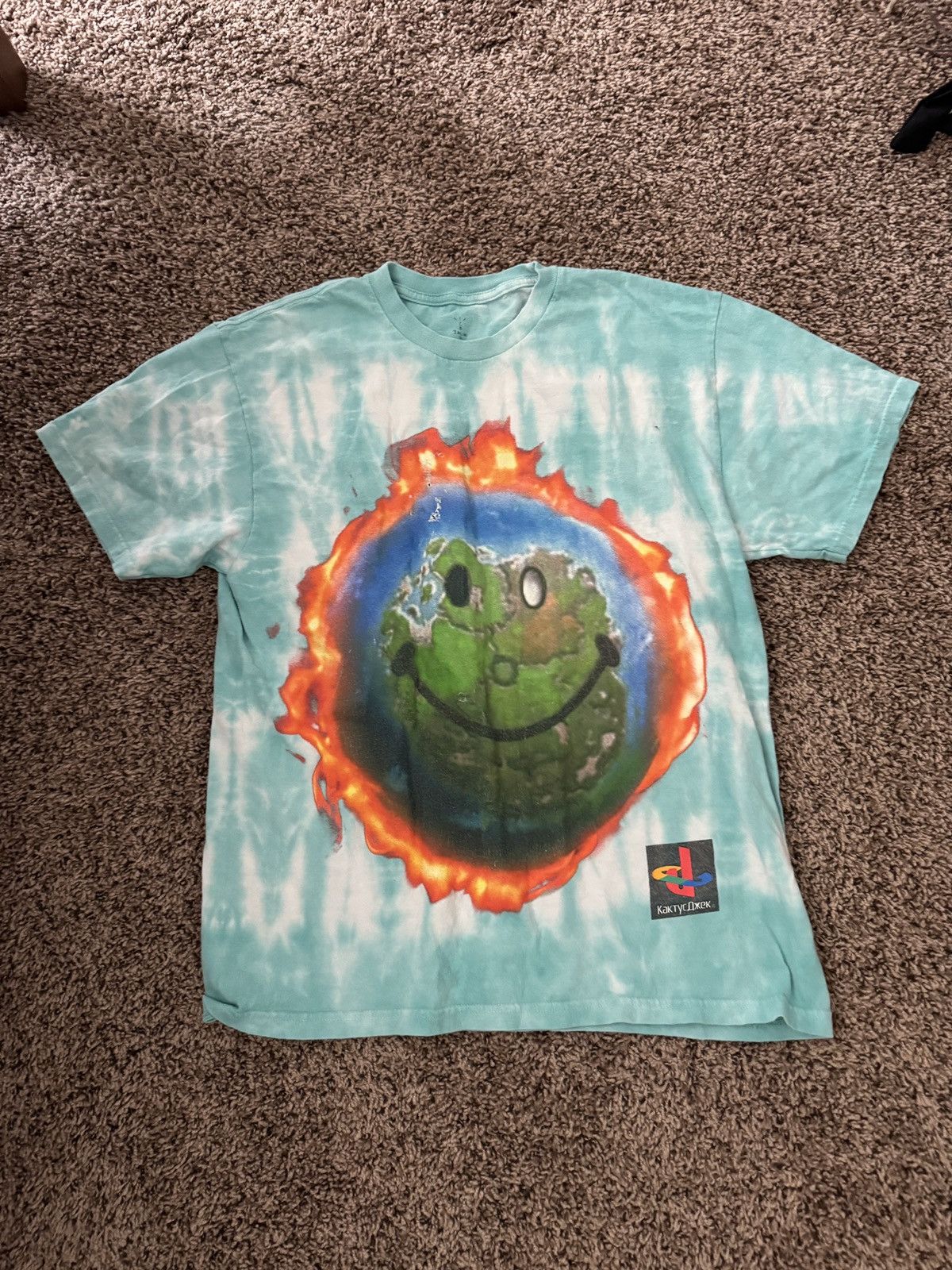 Travis Scott Travis Scott The Scotts World Tie Dye T-shirt Size US M / EU 48-50 / 2 - 1 Thumbnail