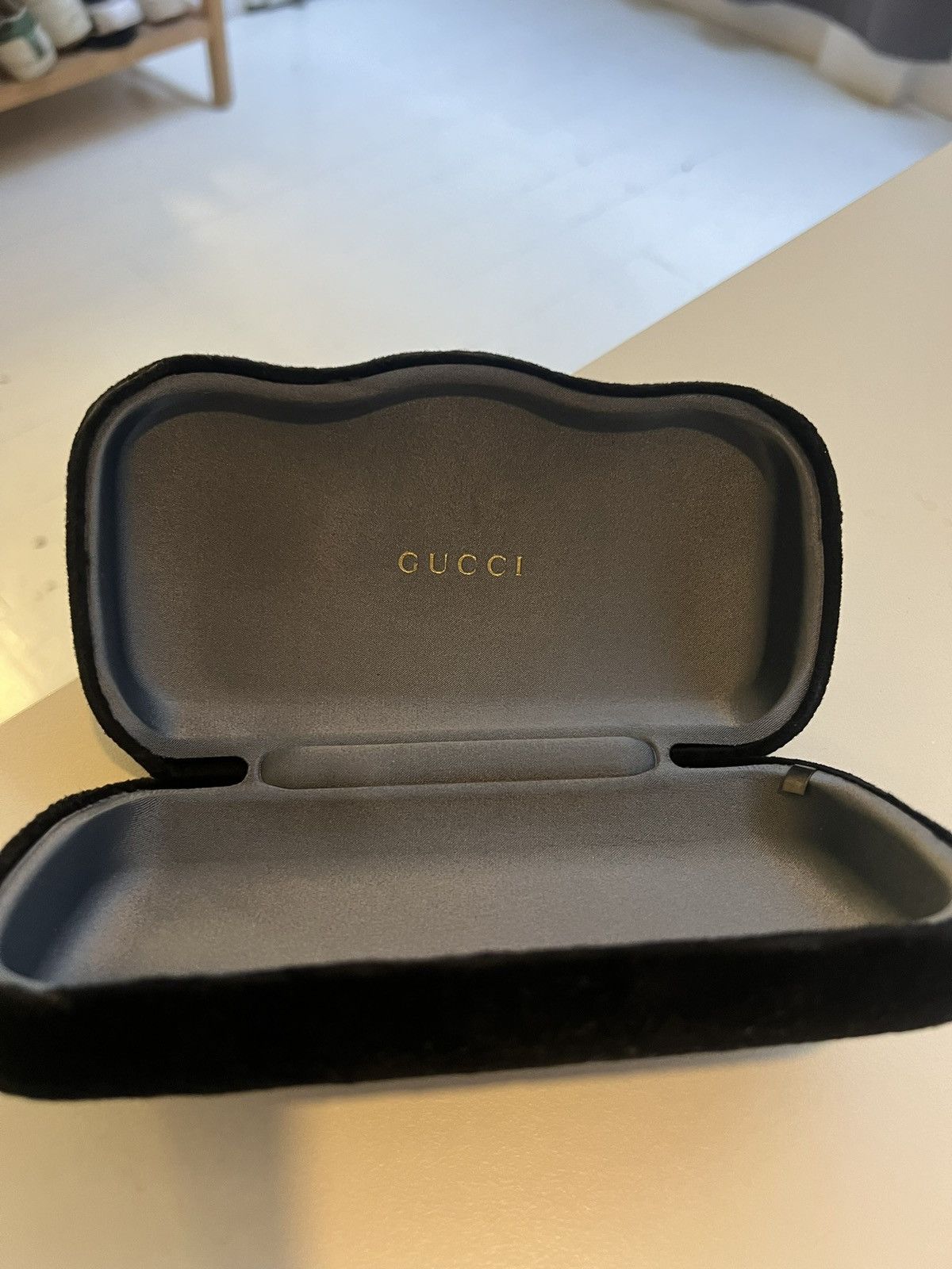 Gucci Gucci Men’s Sunglasses Black Lenses Brown Brim Size ONE SIZE - 10 Thumbnail