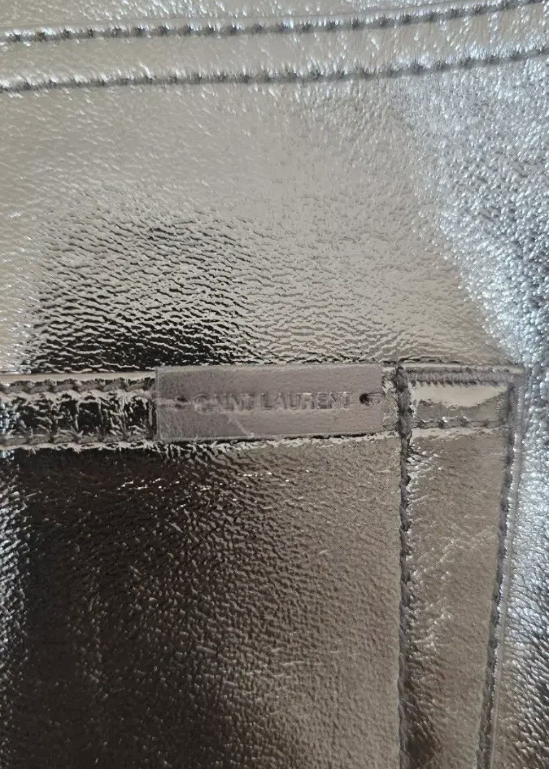 Saint Laurent Paris Saint Laurent 22AW Coating Pants Size US 31 - 3 Thumbnail