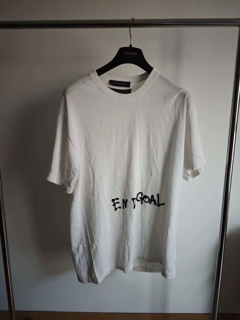 Louis Vuitton Louis Vuitton White back logo short sleeve Size US XL / EU 56 / 4 - 2 Thumbnail