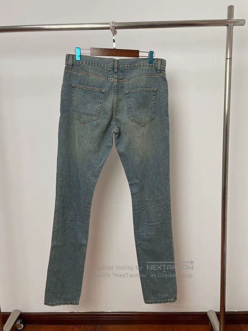 Saint Laurent Paris Saint Laurent Paris Washed Blue Denim Jeans Size US 31 - 2 Thumbnail