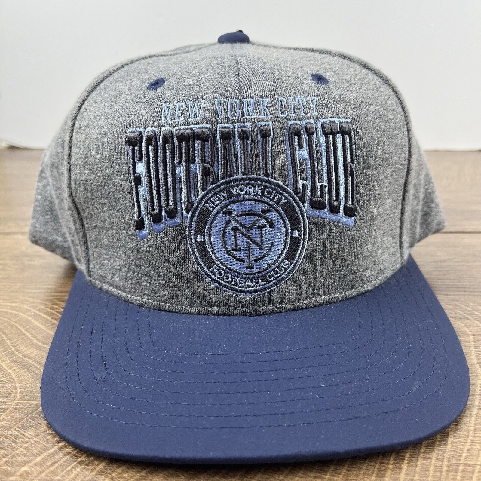 Mitchell & Ness New York City FC Hat Mitchell & Ness Hat Gray Cap Adjustable Size ONE SIZE - 4 Thumbnail