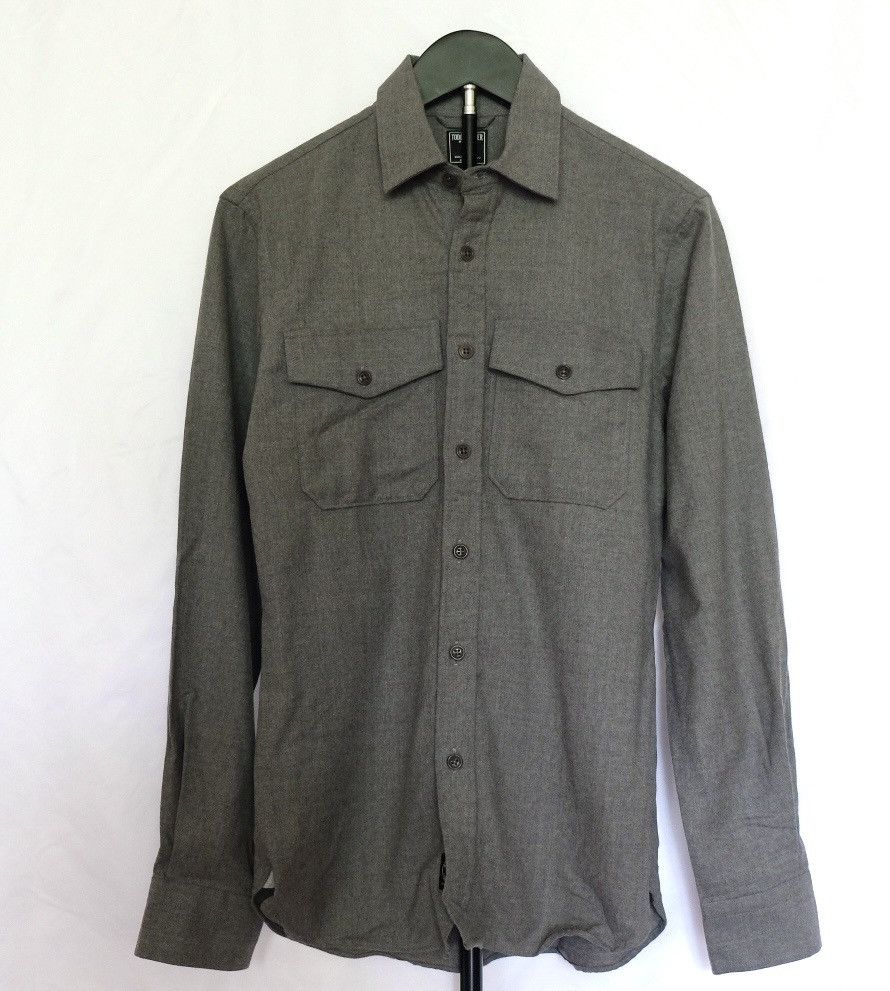 Todd Snyder Wool Shirt Jacket in Grey Size US XS / EU 42 / 0 - 1 Thumbnail